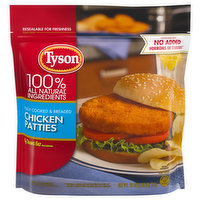 Tyson Chicken Patties, Fully Cooked & Breaded - 26 Ounce