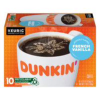 Dunkin Coffee, French Vanilla, K-Cup Pods - 10 Each 