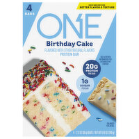 One Protein Bar, Birthday Cake - 4 Each 