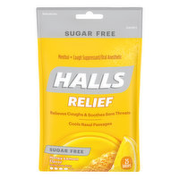 Halls Advanced Formula Sugar Free Honey-Lemon Flavor Suppressant Drops - 25 Each