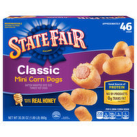 State Fair Corn Dogs, Classic, Mini - 46 Each 