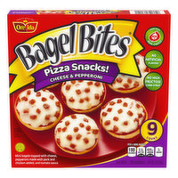 Bagel Bites Cheese & Pepperoni Mini Bagels, Frozen Appetizer - 7 Ounce 
