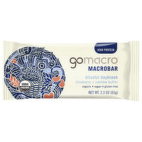 GoMacro Macrobar, Blissful Daybreak, Blueberry + Cashew Butter - 2.3 Ounce 