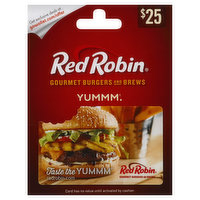 Red Robin Gift Card, $25 - 1 Each 