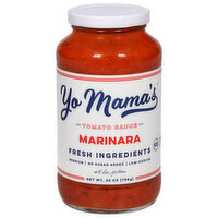 Yo Mama's Tomato Sauce, Marinara, Original - 25 Ounce 