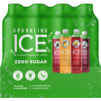 Sparkling Ice Sparkling Water. Zero Sugar, 4 Flavors, 12 Pack