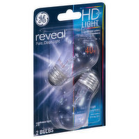 GE Light Bulbs, 40 Watts - 2 Each