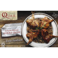 Texas Quail Farms Quail, Whole - 20 Ounce 