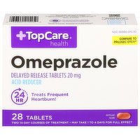 TopCare Omeprazole, 20 mg, Tablets - 28 Each 