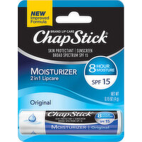 ChapStick Lipcare, 2 in 1, Moisturizer, Original, Broad Spectrum SPF 15