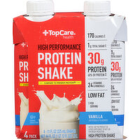 TopCare Protein Shake, Vanilla, 4 Pack - 4 Each 