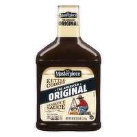 KC Masterpiece Barbecue Sauce, Original, Kettle Cooked - 40 Ounce
