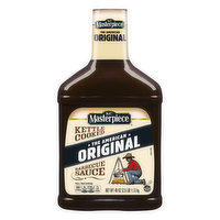 KC Masterpiece Barbecue Sauce, Original, Kettle Cooked - 40 Ounce 