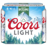 Coors Light Beer - 6 Each 