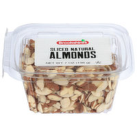 Brookshire's Almonds, Natural, Sliced - 7 Ounce 