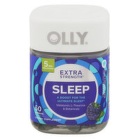 Olly Sleep, Extra Strength, 5 mg, Gummies, Blackberry Zen - 50 Each 