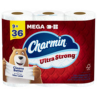 Charmin Bathroom Tissue, Mega, 2-Ply - 9 Each 