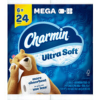 Charmin Bathroom Tissue, Mega Rolls, 2-Ply