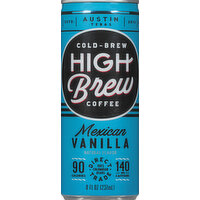 High Brew Coffee Coffee, Mexican Vanilla, Cold-Brew - 8 Ounce 