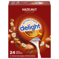 International Delight Coffee Creamers, Hazelnut - 24 Each 