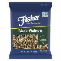 Fisher Fisher Chef's Naturals Black Walnuts 2 oz. Bag - 2 Ounce 