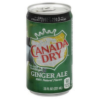 Canada Dry Soda, Ginger Ale, 6 Pack - 7.5 Ounce