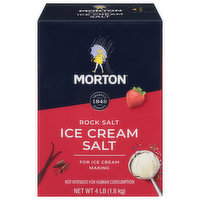 Morton Ice Cream Salt, Rock Salt - 4 Pound 