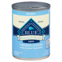 Blue Buffalo Food for Puppies, Natural, Chicken Dinner with Garden Vegetables, Puppy - 12.5 Ounce 