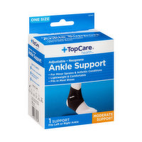 Topcare Adjustable Neoprene Moderate Ankle Support, One Size - 1 Each 