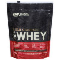 Gold Standard Protein Powder Drink Mix, 100% Whey, Double Rich Chocolate - 1.47 Pound 