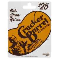 Cracker Barrel Gift Card, $25