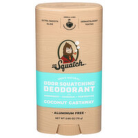 Dr. Squatch Deodorant, Natural, Coconut Castaway, Men's - 2.65 Ounce 