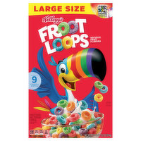 Froot Loops Cereal, Natural Fruit Flavors, Large Size