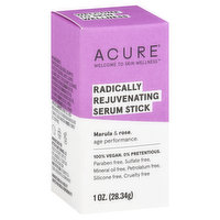 Acure Serum Stick, Radically Rejuvenating, Marula & Rose - 1 Ounce 