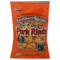 Southern Recipe Pork Rinds, Bar-B-Que Flavored - 4 Ounce 