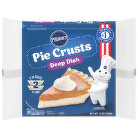 Pillsbury Pie Crusts, Deep Dish - 12 Ounce 