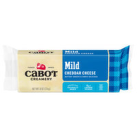 Cabot Creamery Cheese, Mild Cheddar - 8 Ounce 