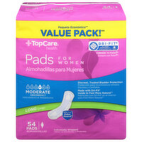 TopCare Pads, Moderate Absorbency 4, Long, Value Pack - 54 Each 