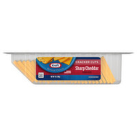 Kraft Cheese Slices, Sharp Cheddar, Cracker Cuts - 7 Ounce 