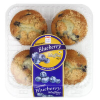 Cafe Valley Bakery 4CT Blueberry Muffins