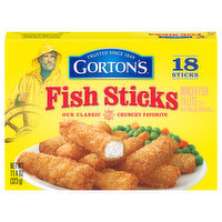 Gorton's Fish Sticks, Breaded - 18 Each 