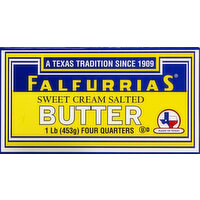 Falfurrias Butter, Sweet Cream Salted - 1 Pound 