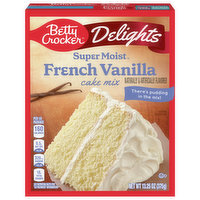 Betty Crocker Cake Mix, French Vanilla, Super Moist - 13.25 Ounce
