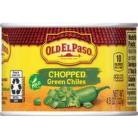 Old El Paso Green Chiles, Chopped, Mild, Peeled