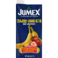 Jumex Nectar, Strawberry-Banana - 64 Fluid ounce 