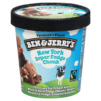 Ben & Jerry's Ice Cream, New York Super Fudge Chunk - 1 Pint 