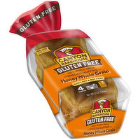 Canyon Bakehouse Canyon Bakehouse Honey Whole Grain English Muffins, Gluten Free English Muffins, Fresh, 4 Count - 12 Ounce