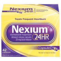 Nexium Acid Reducer, 20 mg, 24 Hour, Capsules - 42 Each 