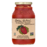 Cucina Antica Cooking Sauce, Premium, Tomato Basil