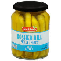 Brookshire's Kosher Dill Pickle Spears - 24 Fluid ounce 